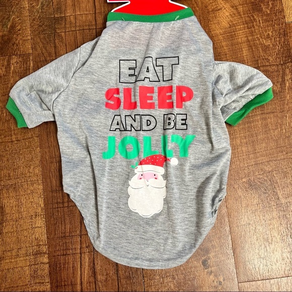Nwt holiday Christmas pet T-shirt dog Sz medium beagle standard poodle - Picture 3 of 6